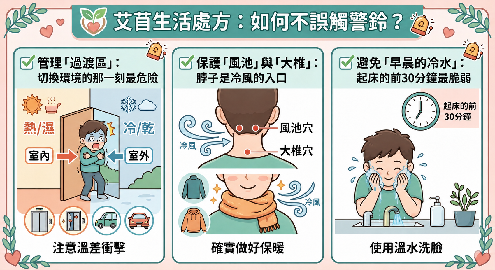 艾苜生活處方:如何不誤觸警鈴?