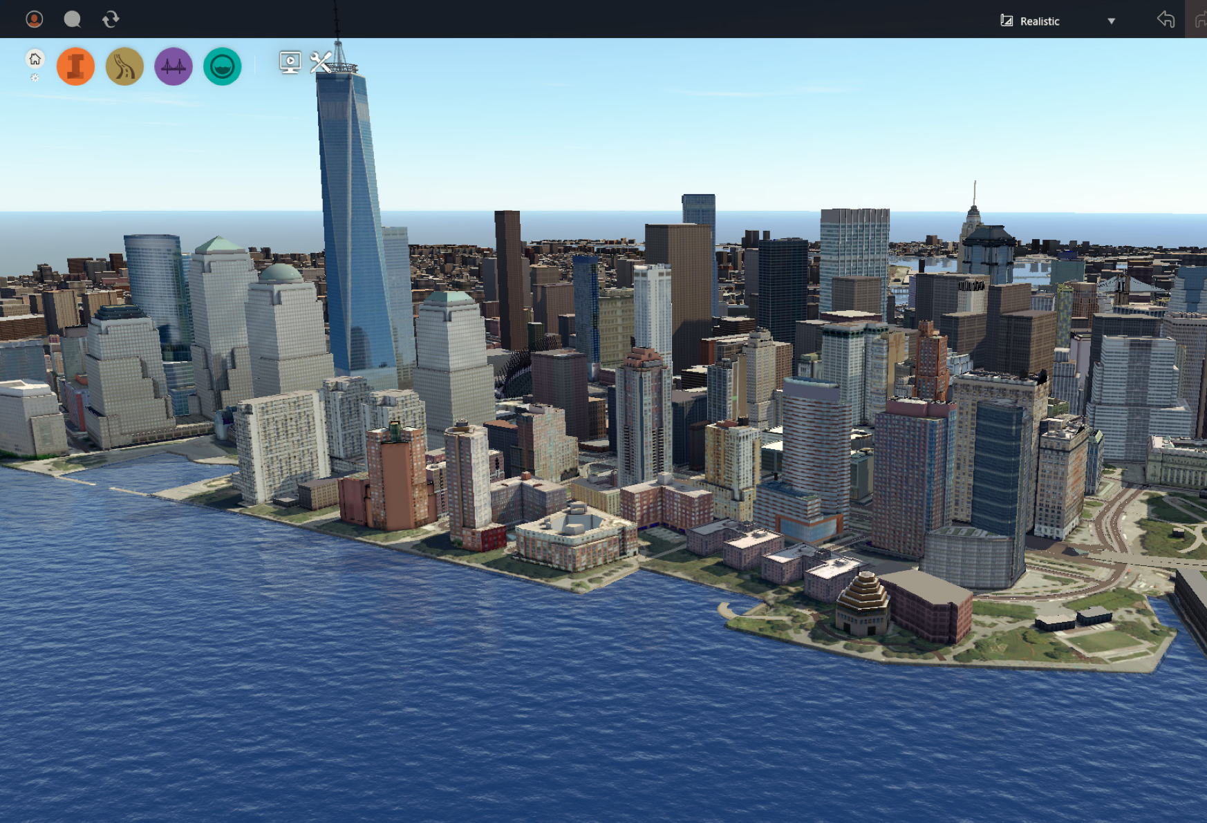 InfraWorks intelligent visualization