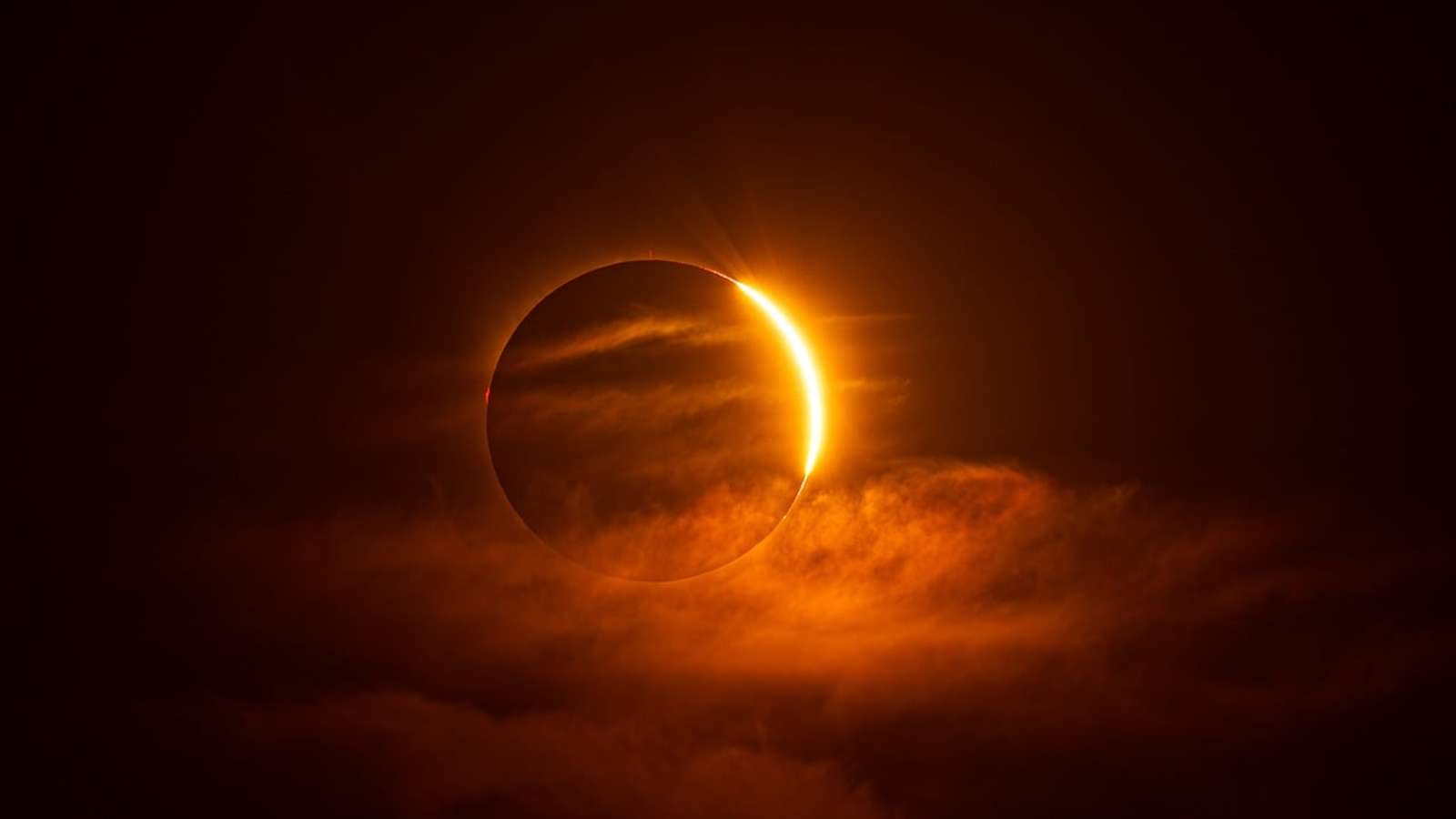 The Sun's corona visible during a total solar eclipse