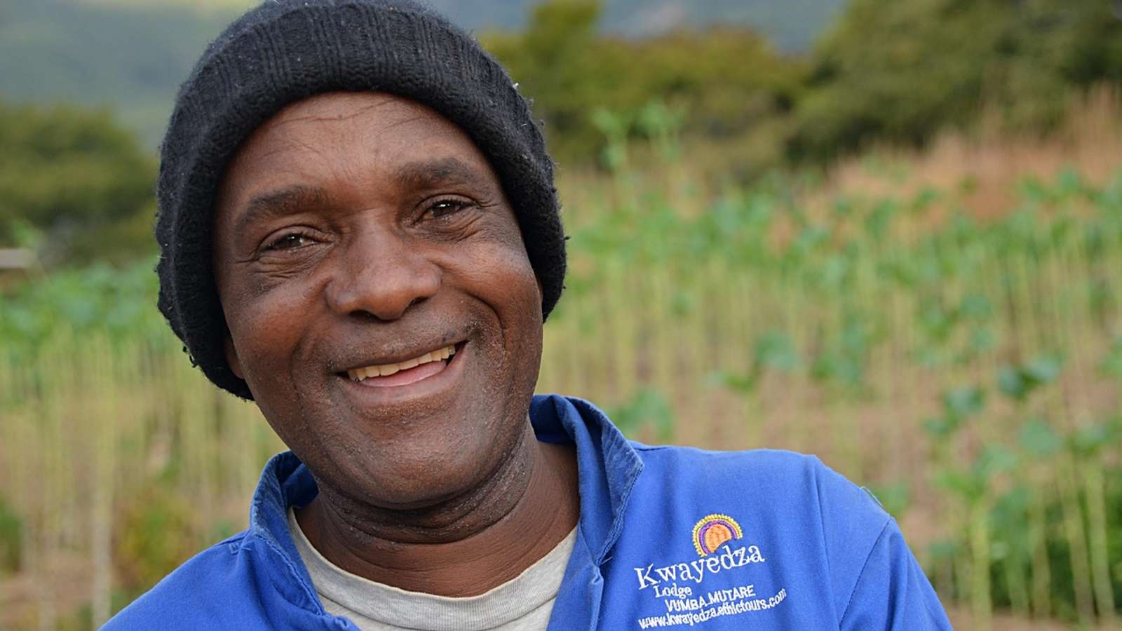 Portrait of a farmer in Zimbabwe