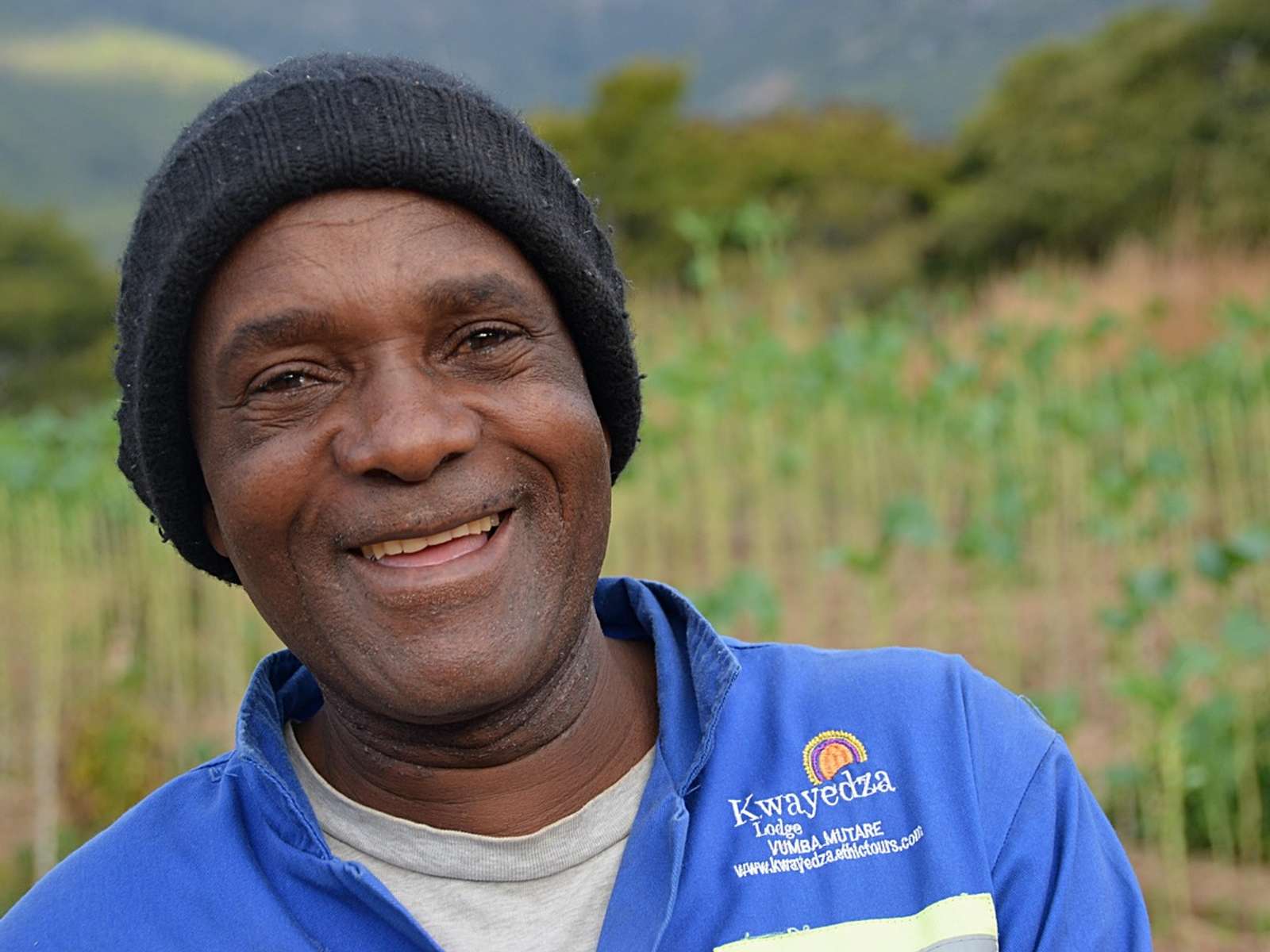 Portrait of a farmer in Zimbabwe