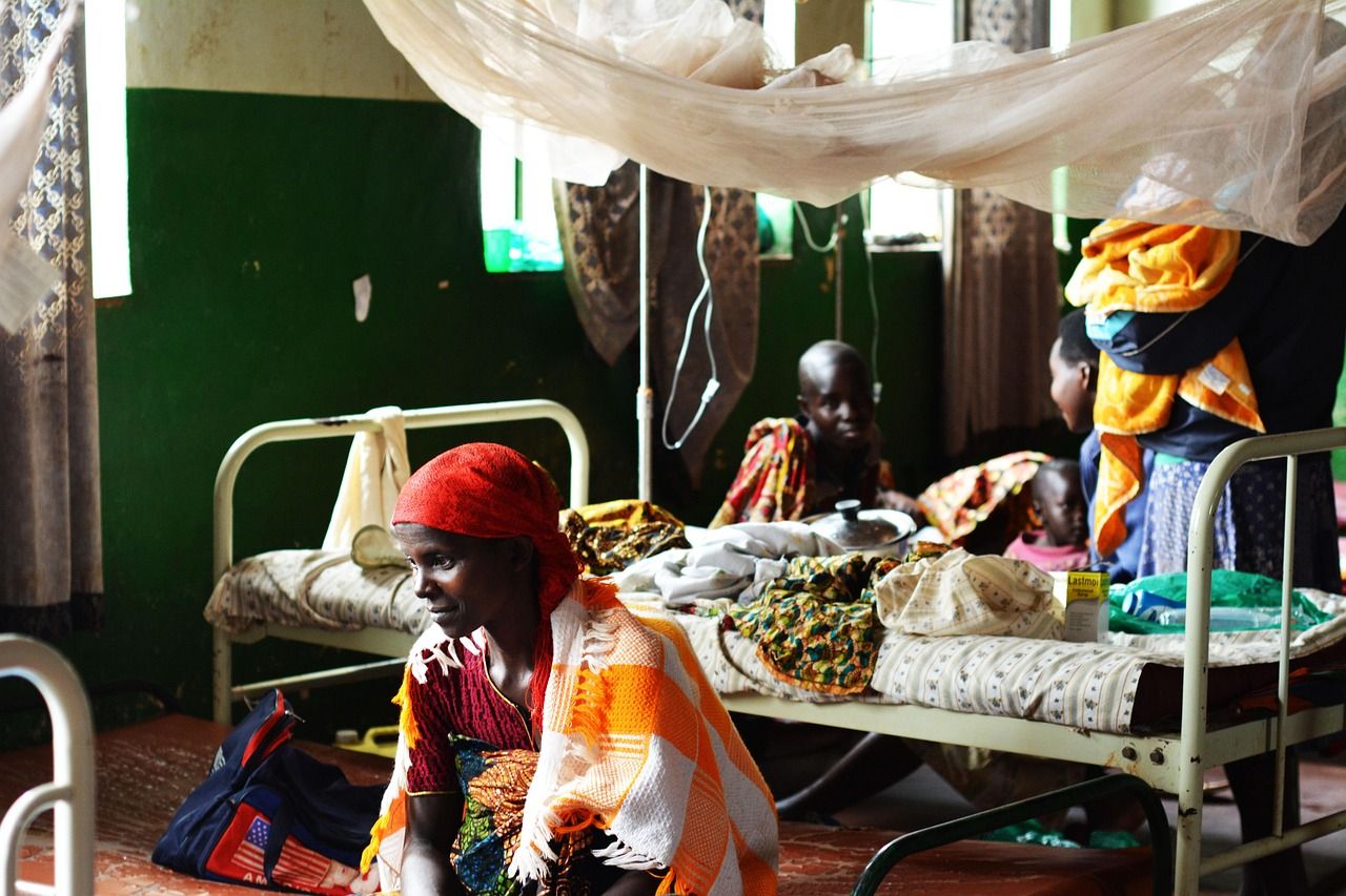 A hospital ward in Burundi
