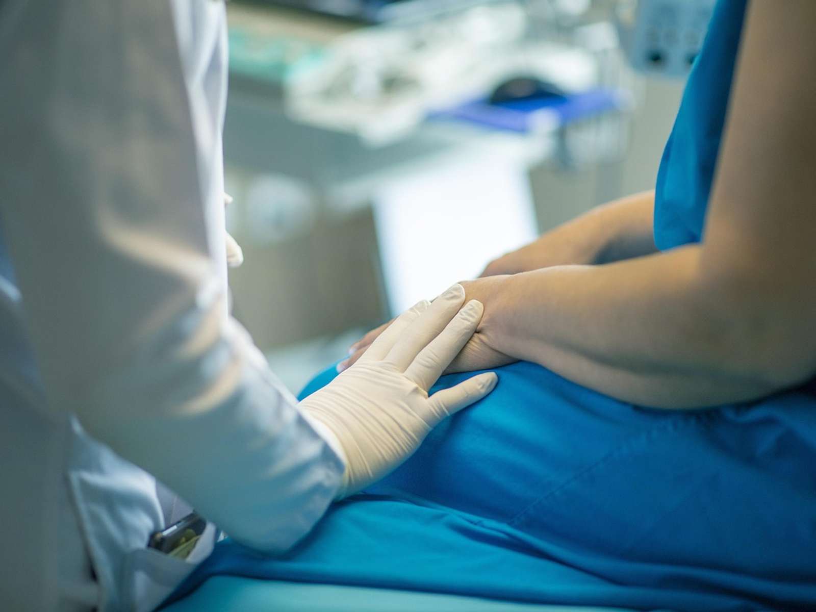 A hospital treatment room