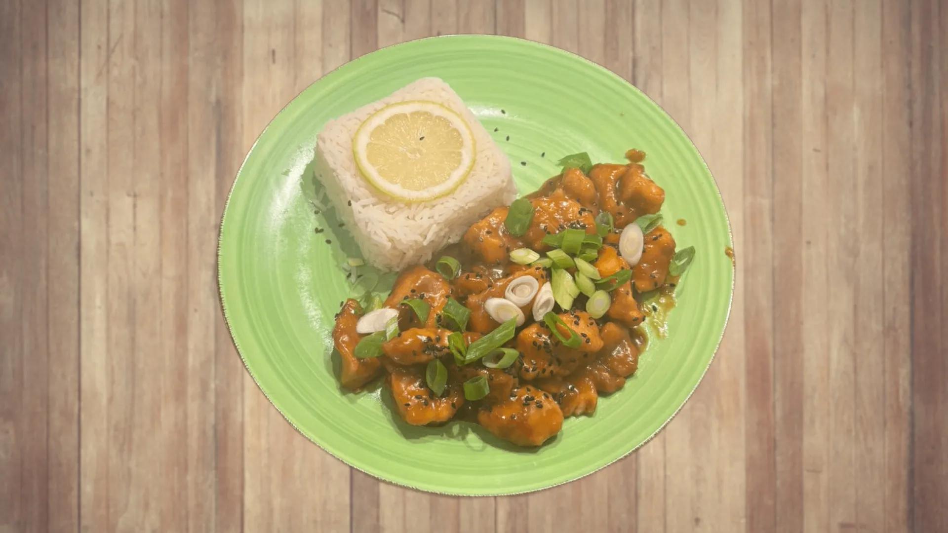 Fruchtiges Orange Chicken