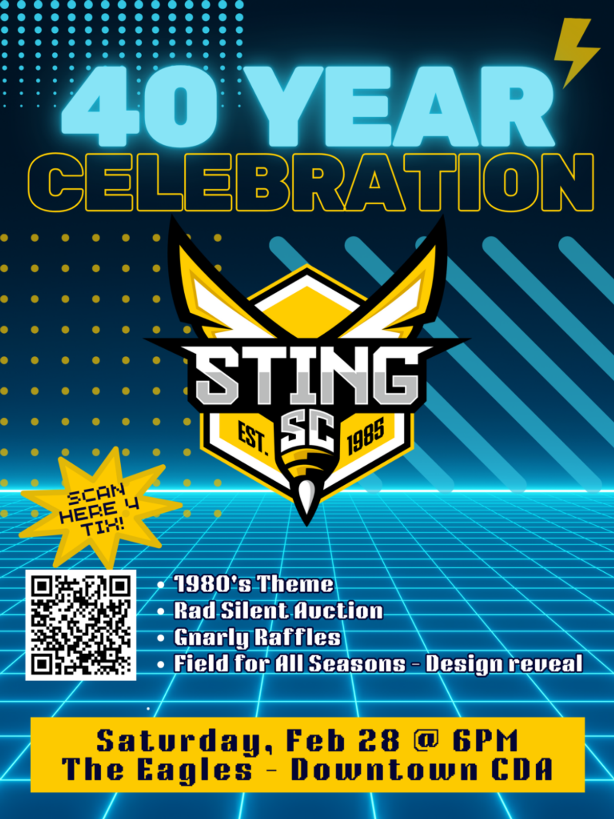 You’re invited to Sting’s 40th Birthday!