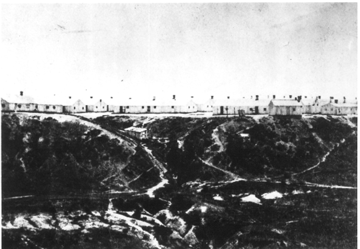 Photograph of Chimborazo Hospital, circa 1865