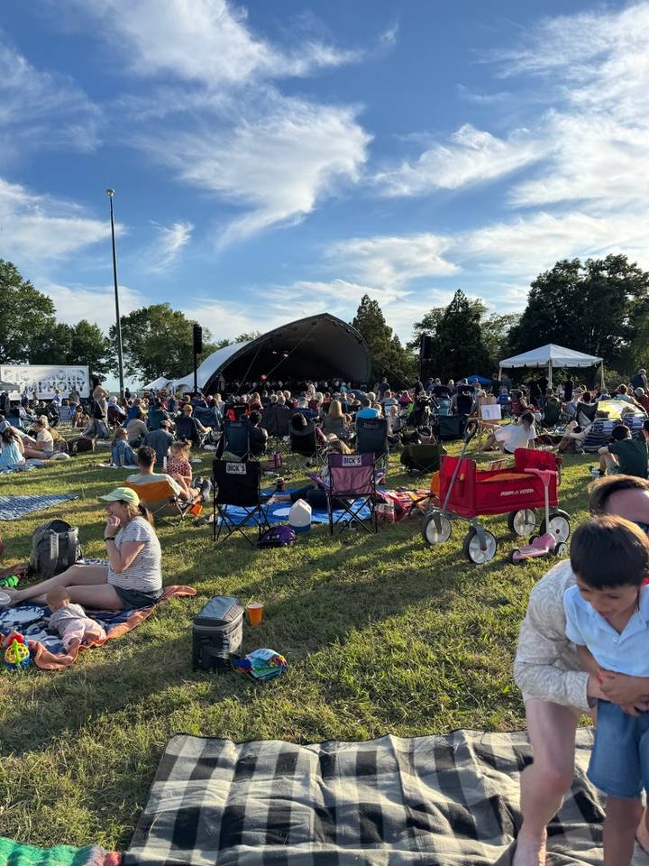 Audience at the Richmond Symphony 2025 at Chimborazo Park
