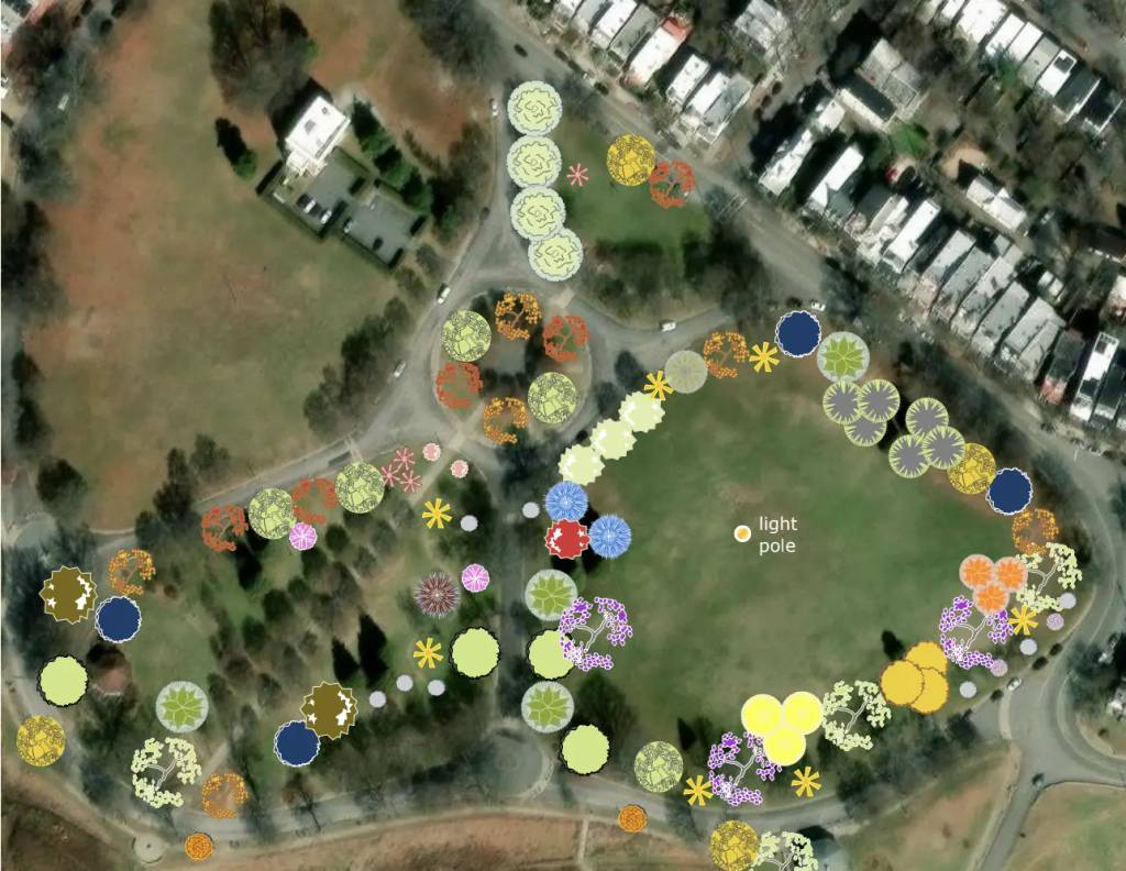 2025 Tree Planting Plan for Chimborazo Park