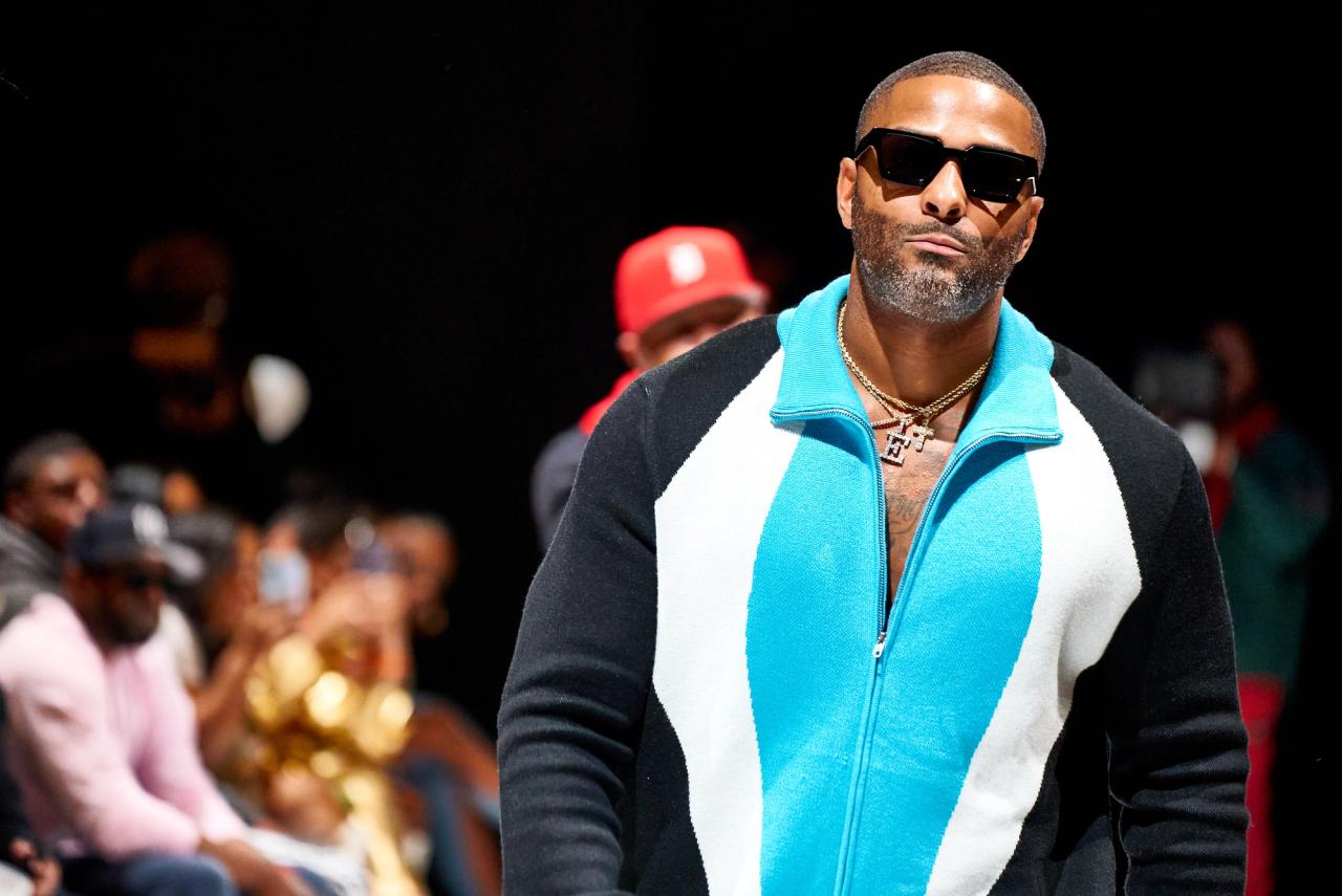 Models on the runway.