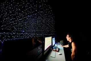 Andrew Schneider programs the stars