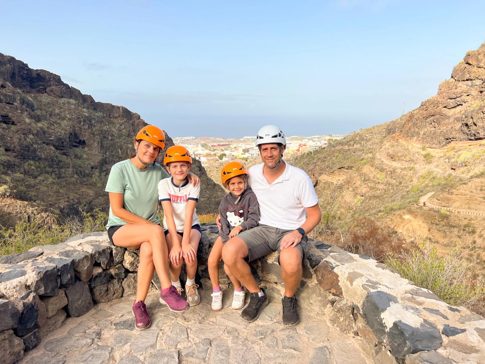 Ruta en familia por el Barranco del Infierno, Tenerife