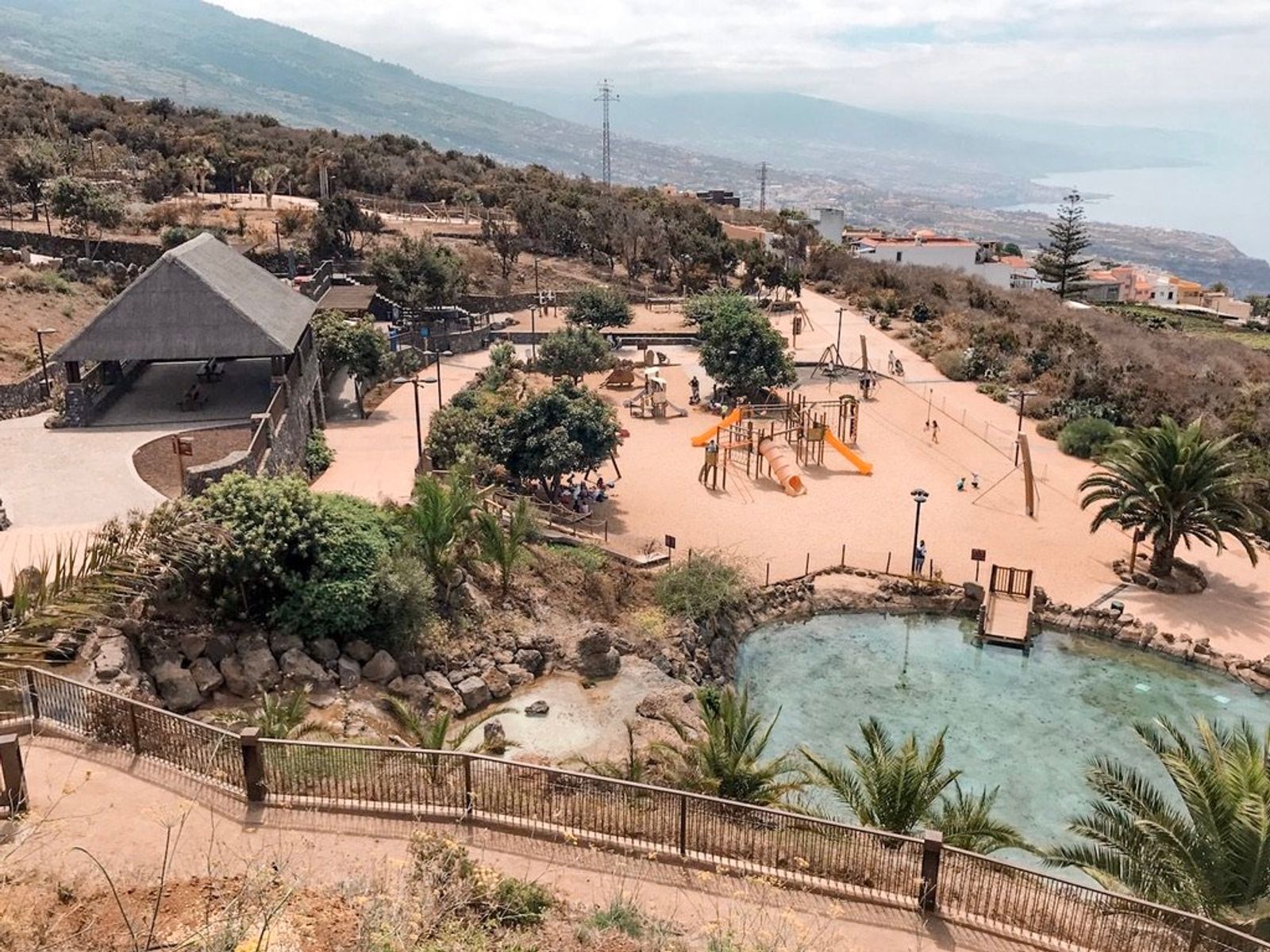 Parque Natural El Montillo, un parque público en La Matanza, Tenerife