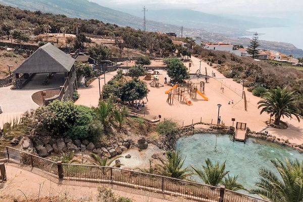 Parque Natural El Montillo, un parque público en La Matanza, Tenerife
