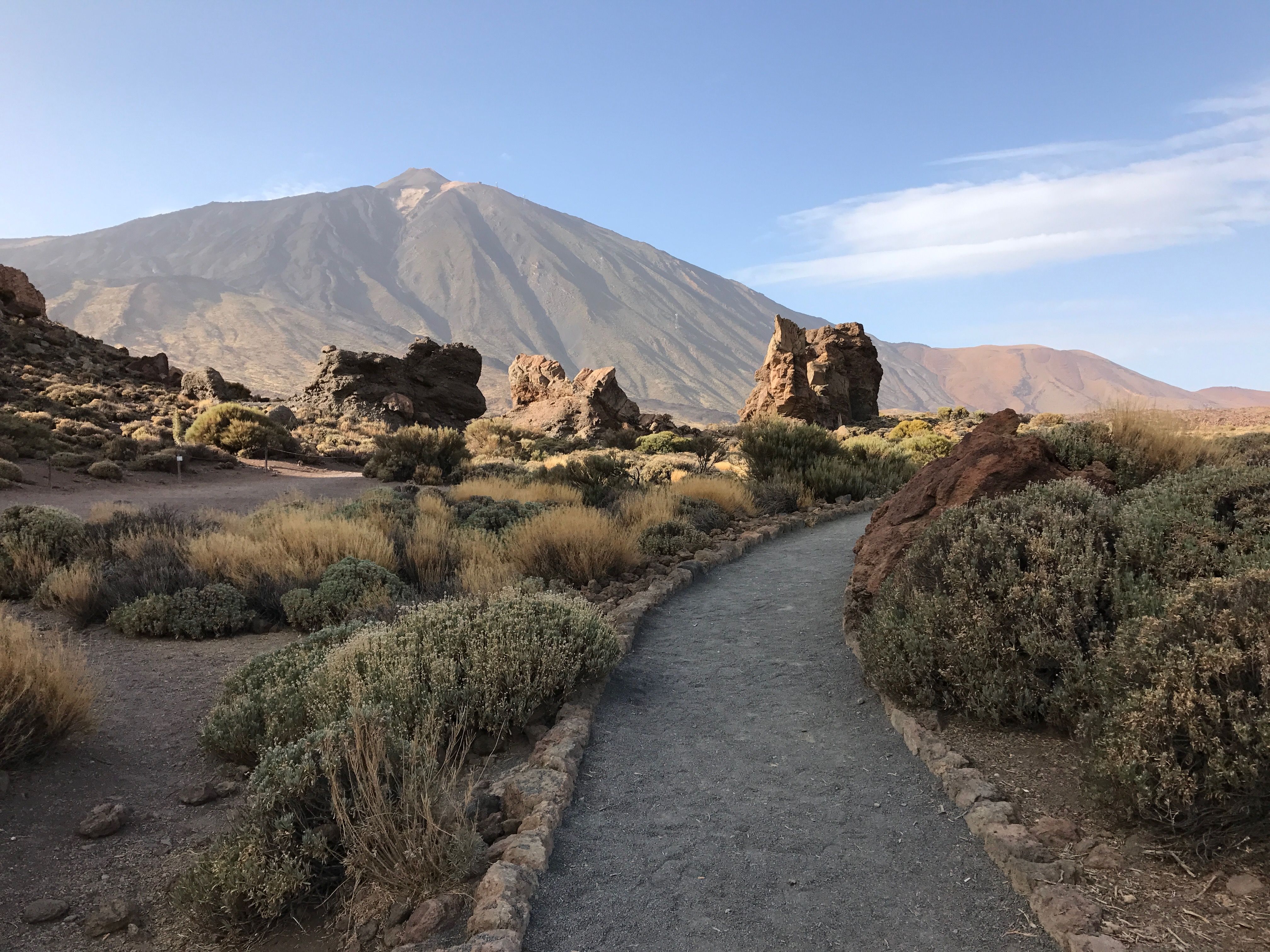 Atardecer y estrellas en el Teide