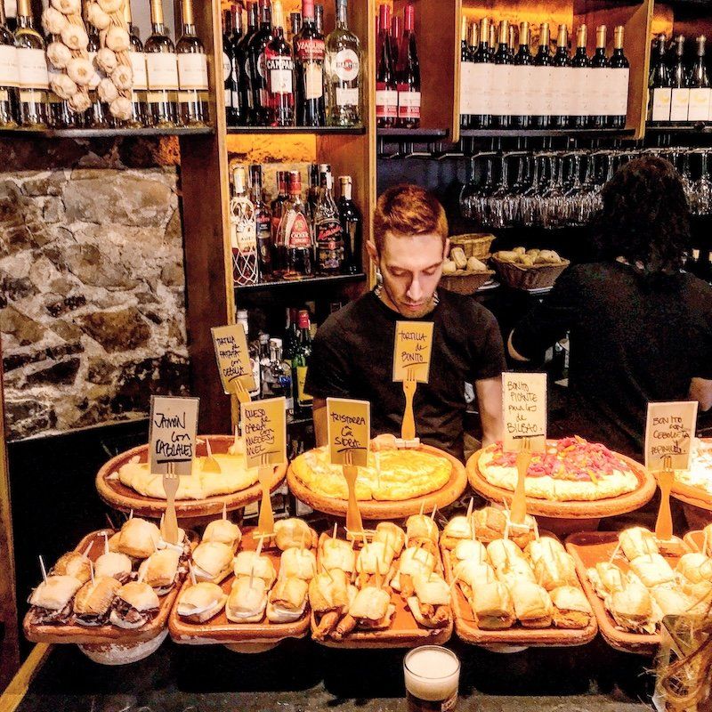 Ruta de pintxos por Bilbao