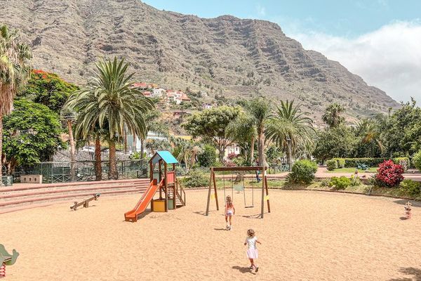 Parque de El Curato en Hermigua, La Gomera