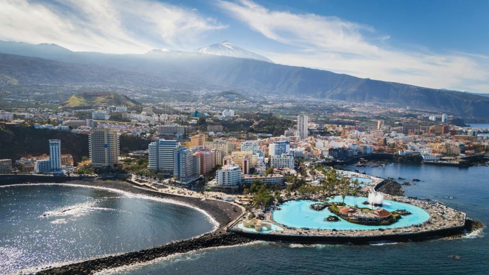 Lago Martiánez en Puerto de la Cruz, Tenerife