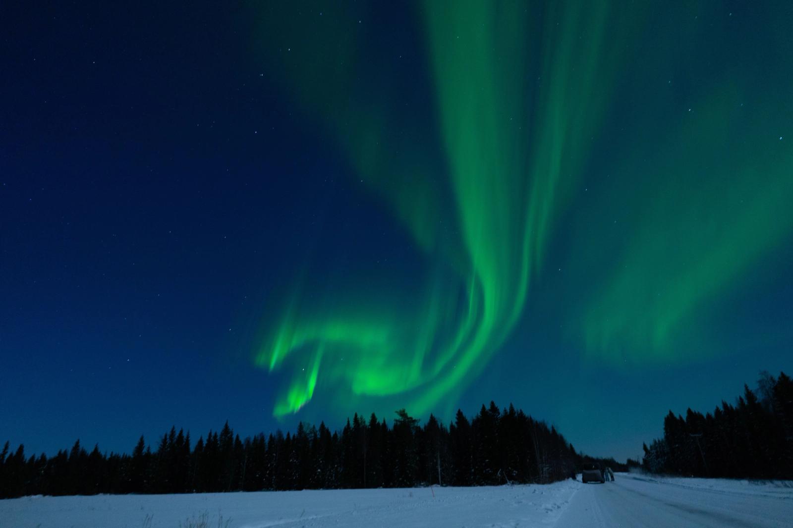 Northern lights in Finland