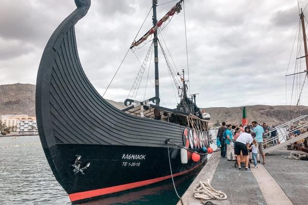 El barco vikingo Ragnarok en Tenerife