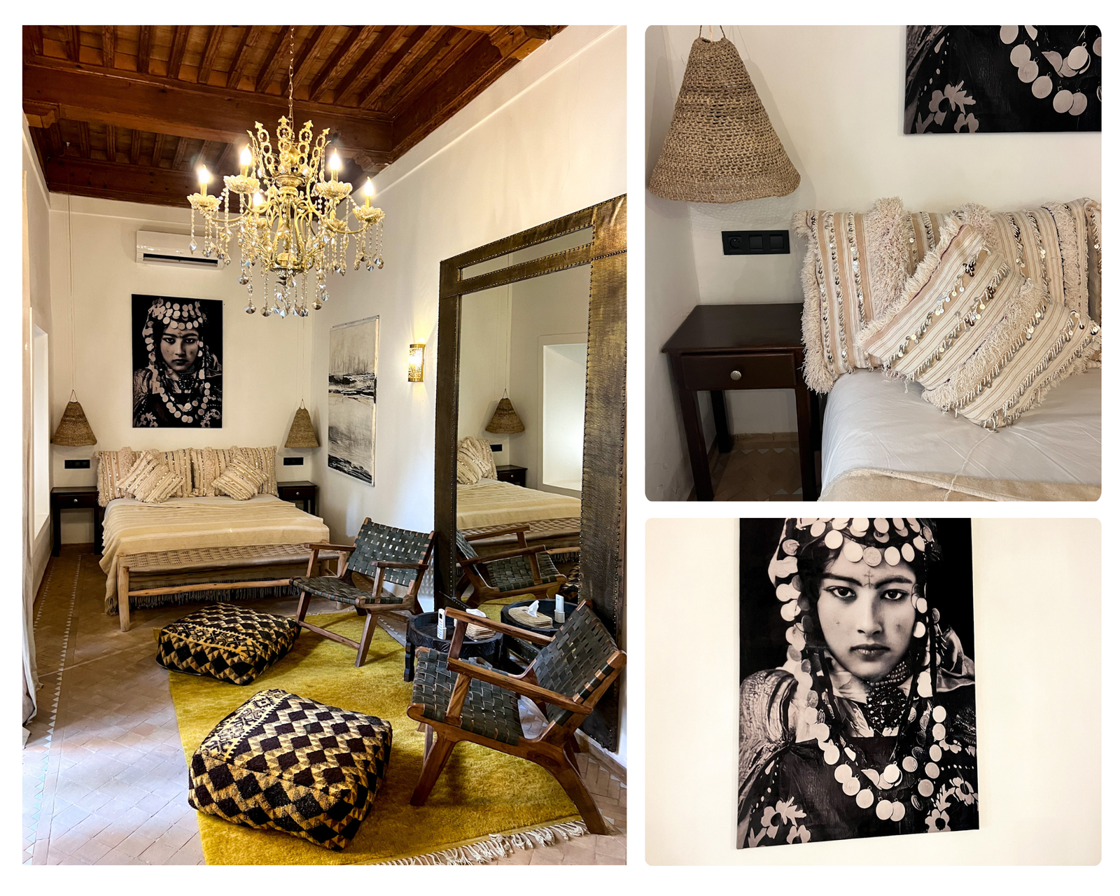Nuestra habitación en el Riad Ben Slimane en Marrakech