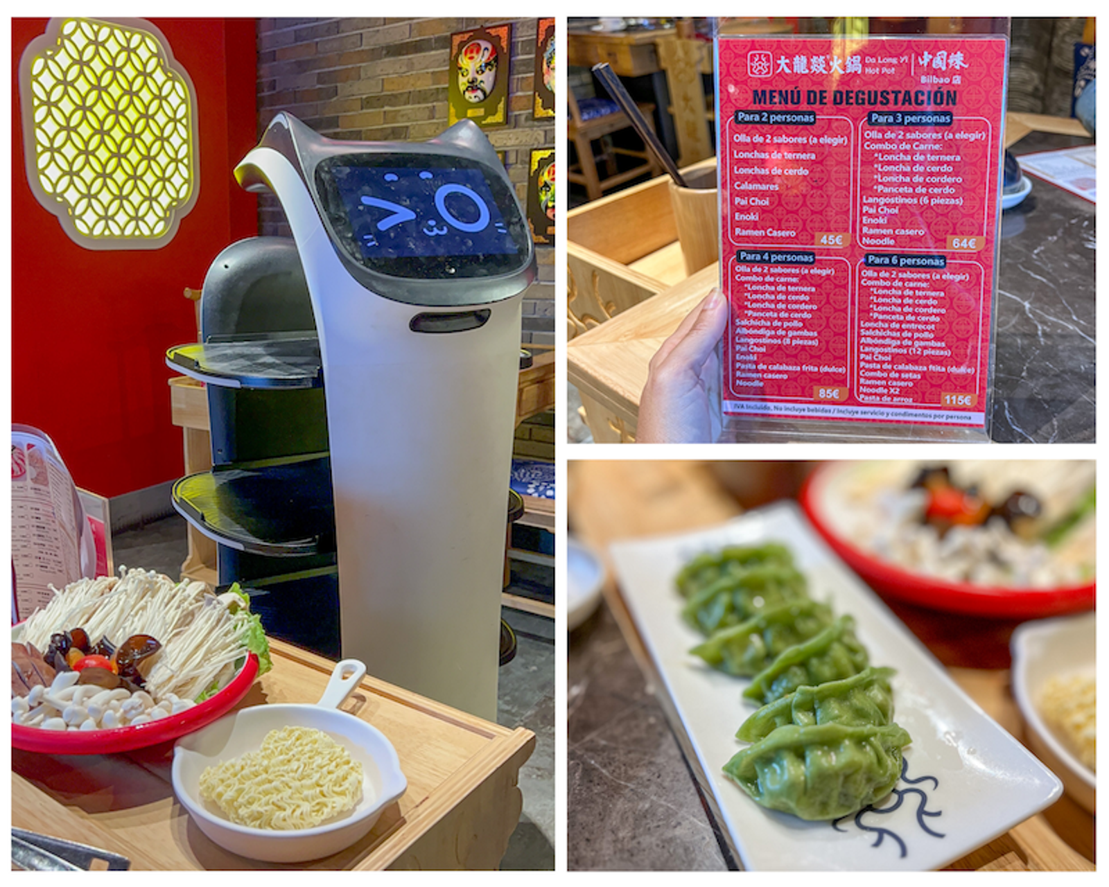 Comemos en Da Long Yi Hotpot, el primer hot pot en Bilbao
