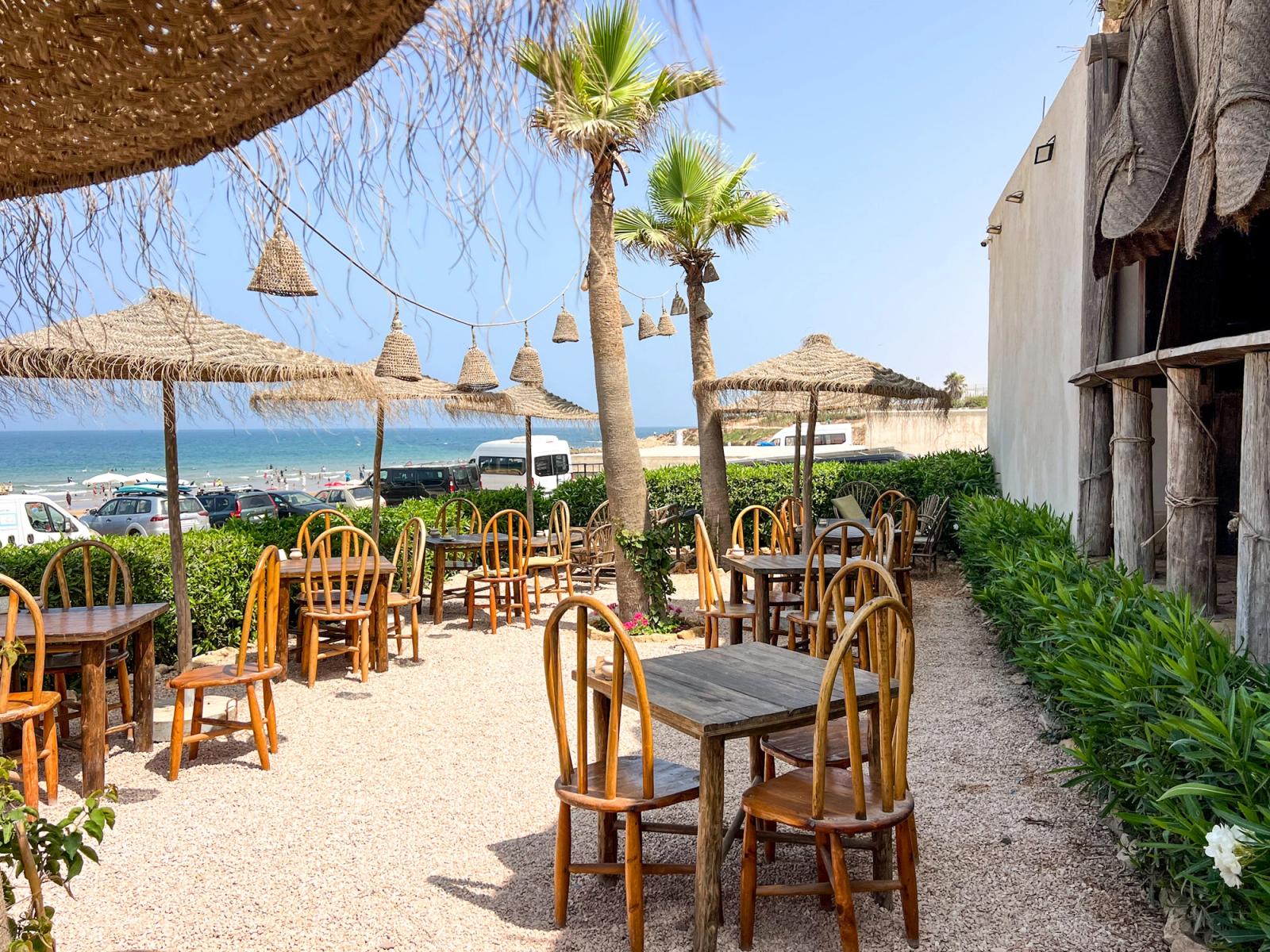 The Jungle Beach Club, la cafetería más bonita de Anza, Agadir
