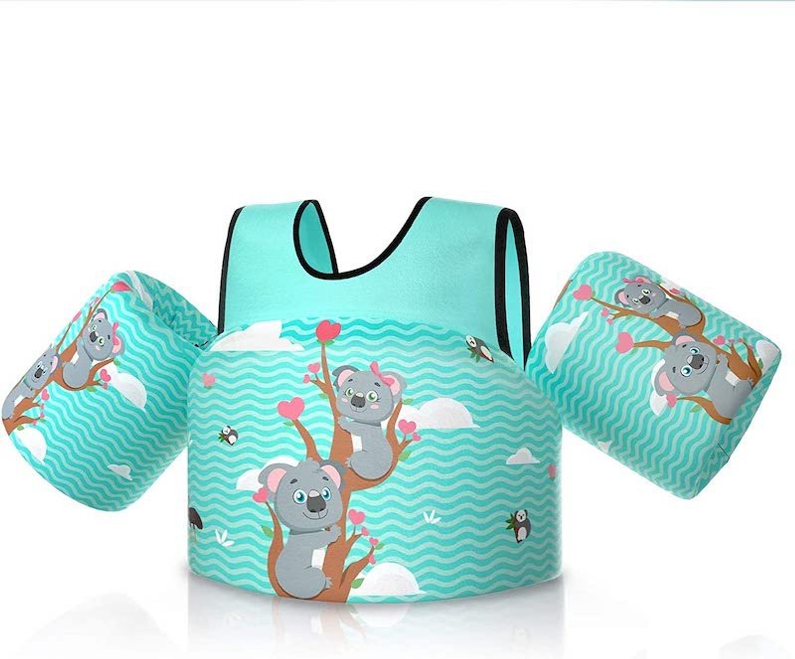 Chaleco flotador para Niños con manguitos para Niños y Niñas de 2 a 5 años