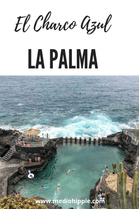 Piscinas naturales del Charco Azul en San Andrés y Sauces, La Palma