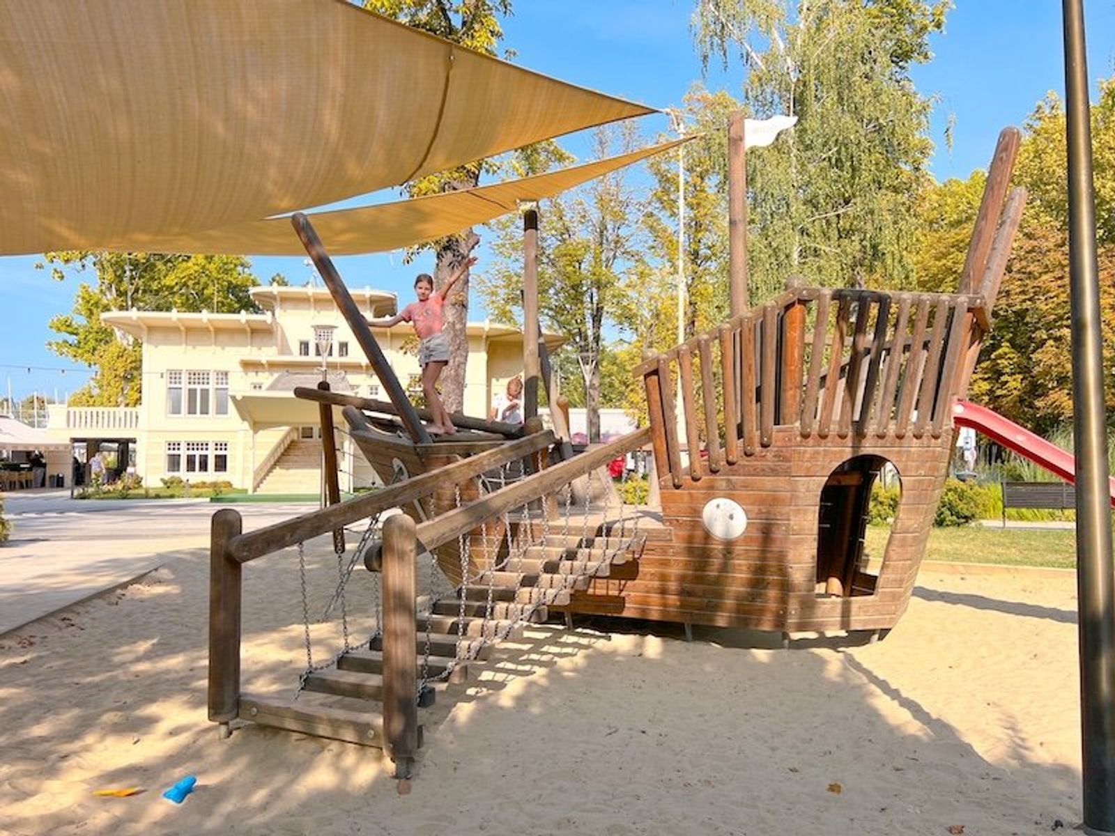 Parque infantil en el Lago Balaton
