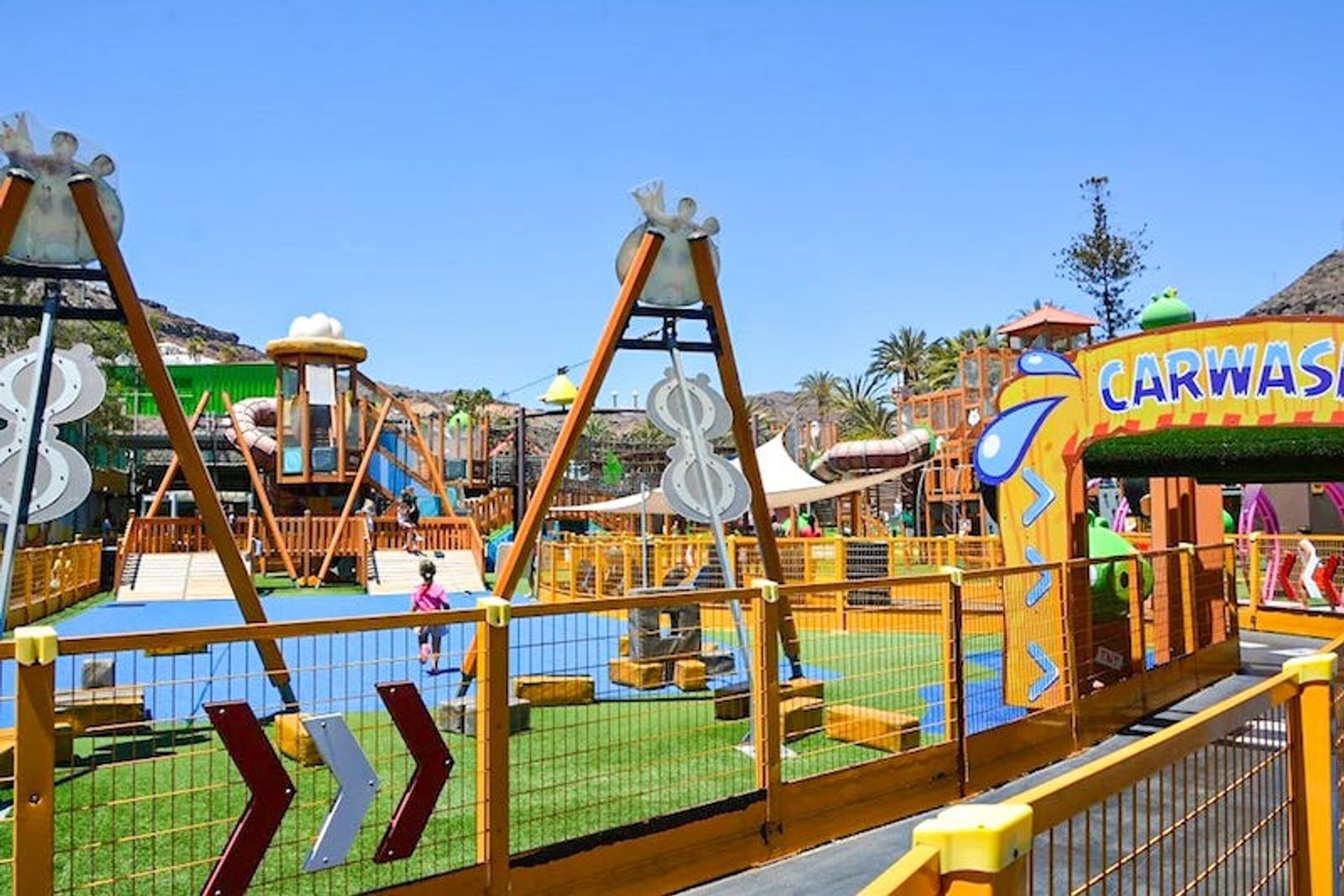 Circuito de karts en el Angry Bird Park