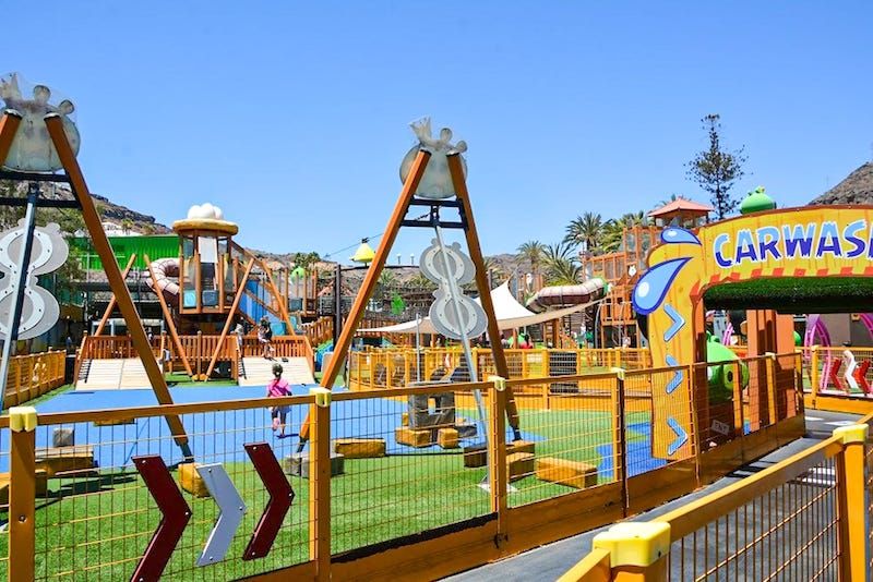 Circuito de karts en el Angry Bird Park