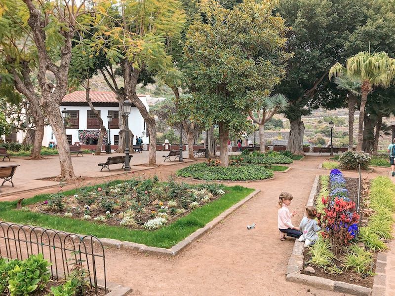 Plaza Andrés de Lorenzo Cáceres en Icod de Los Vinos