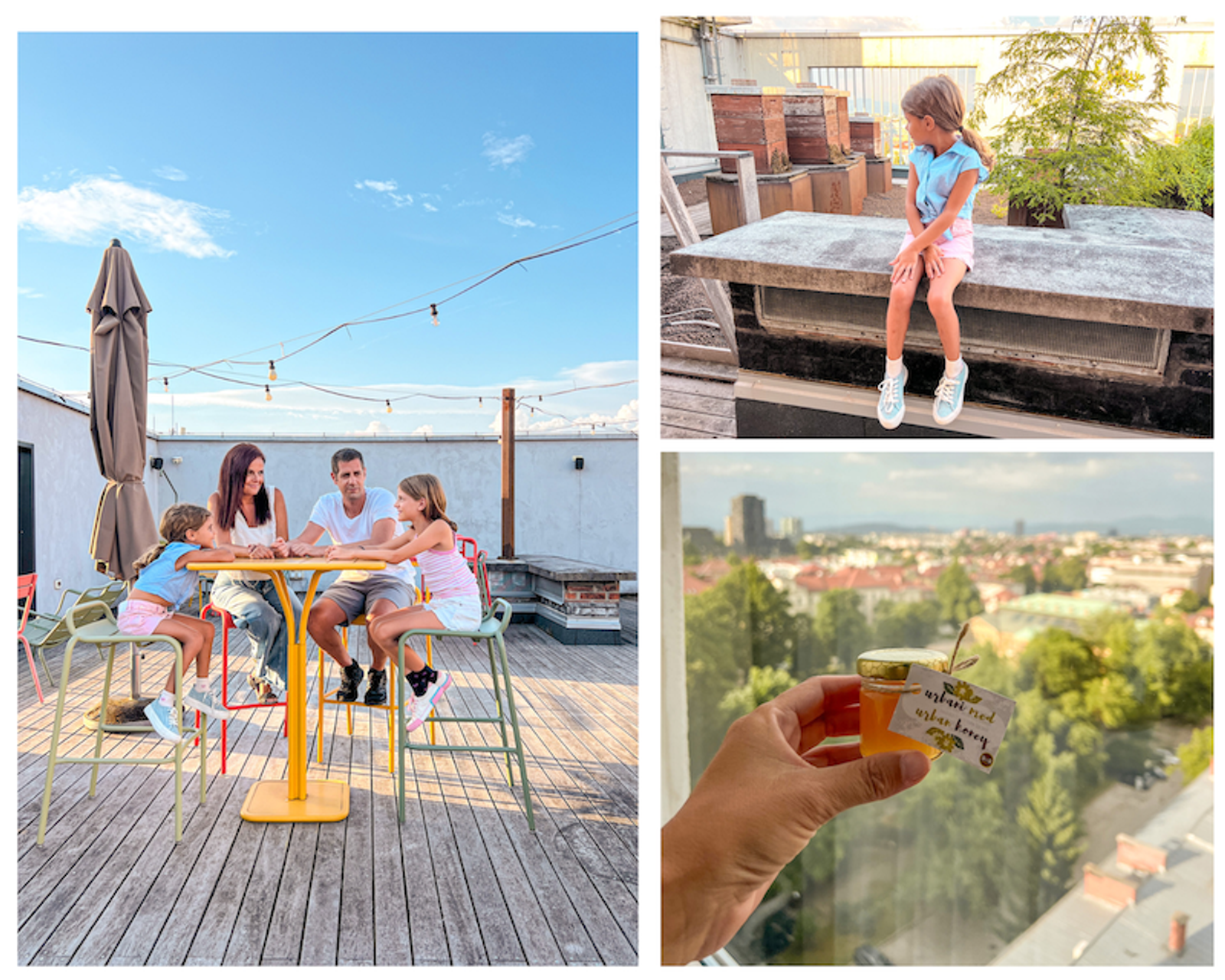 Rooftop y colmenas en el B&B Hotel Ljubljana Park 