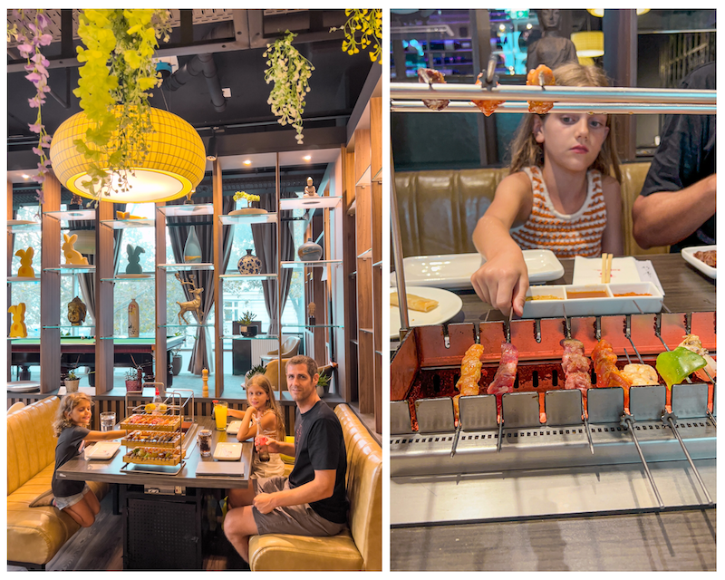 Sajado Reed, el primer restaurante robatagrill en Viena.
