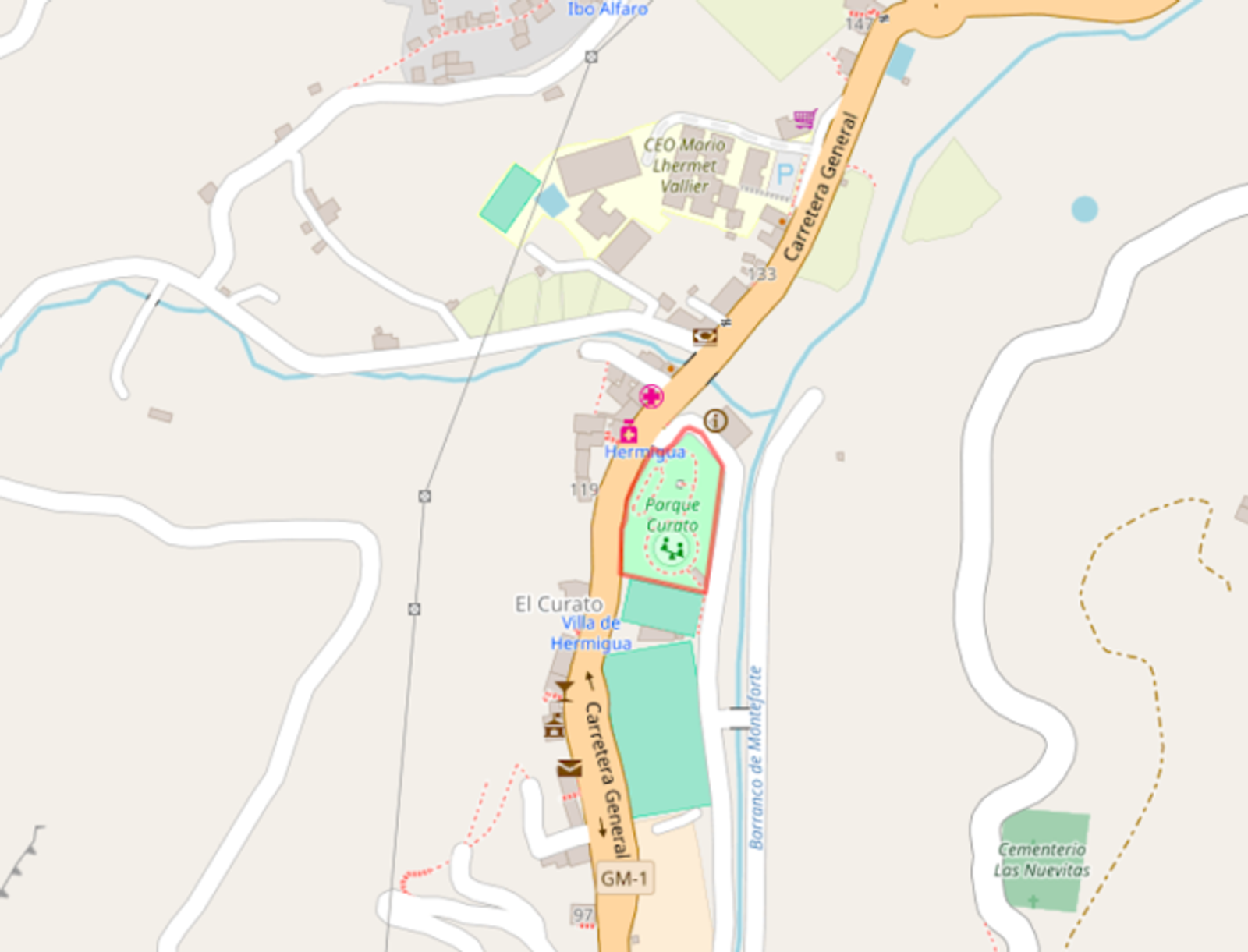 Cómo llegar el Parque de el Curato en Hermigua, La Gomera