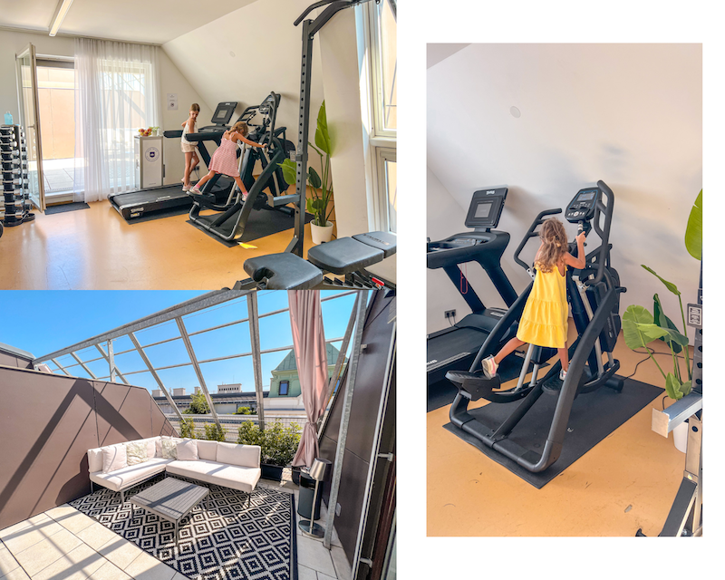 El gimnasio en Rafael Kaiser Premium Apartments City Centre