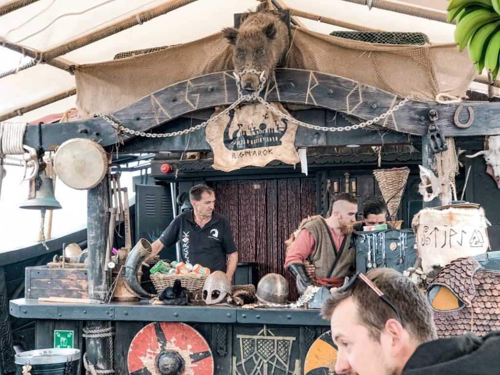 Ragnarok, barco vikingo en Tenerife