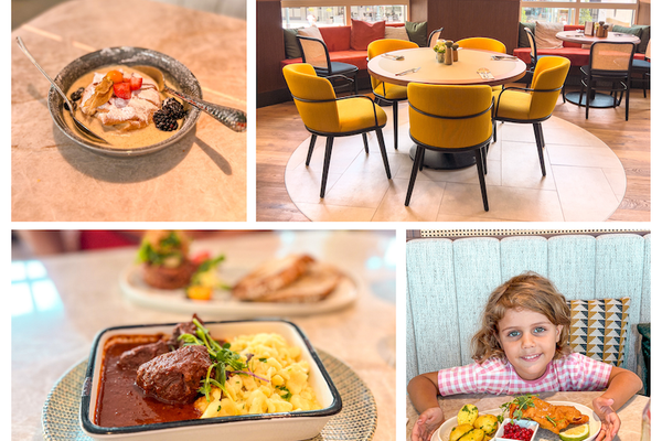 Platos en uno de los restaurantes recomendados donde comer en Viena