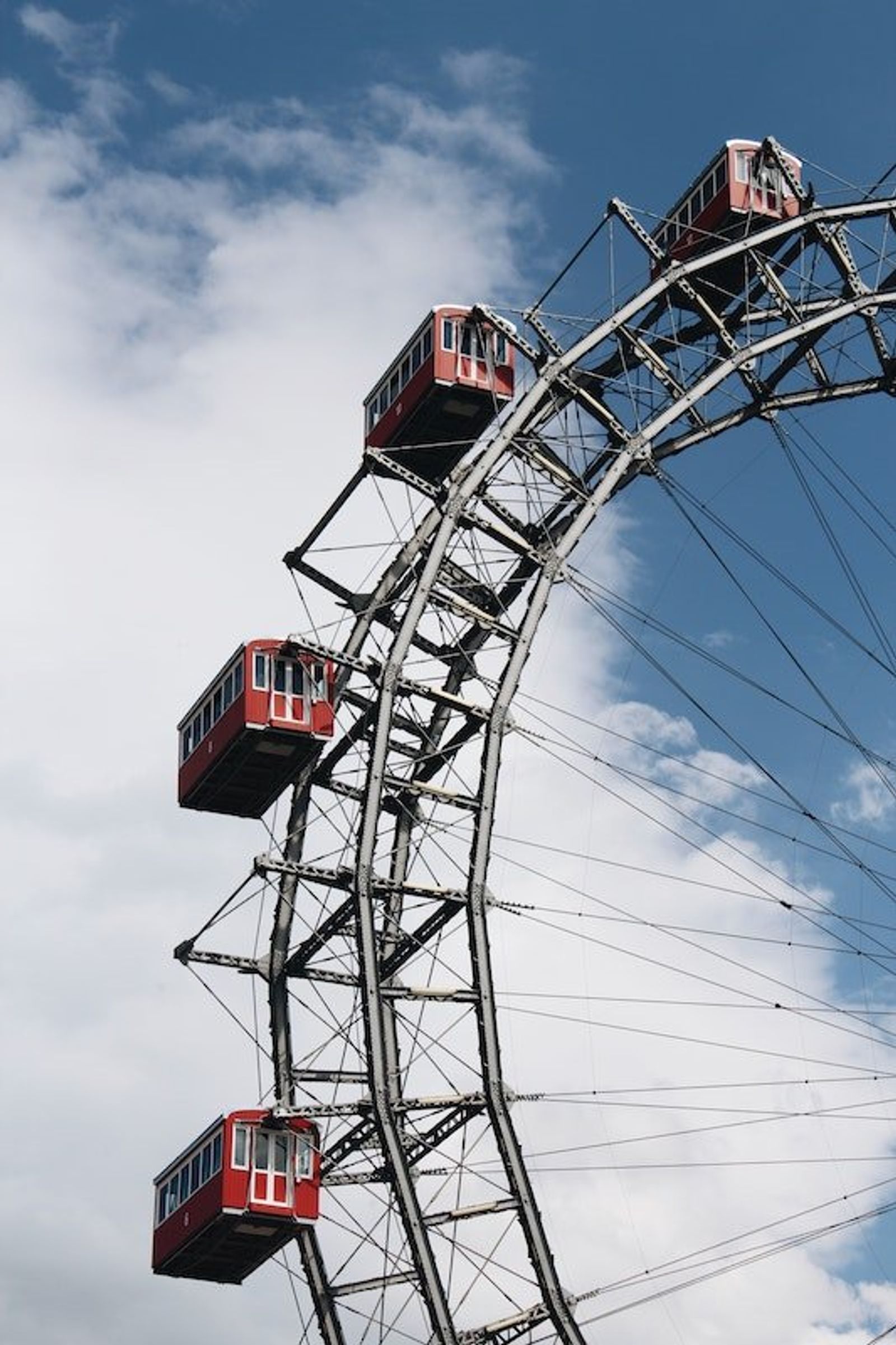 Parque de atracciones Prater en Viena 
