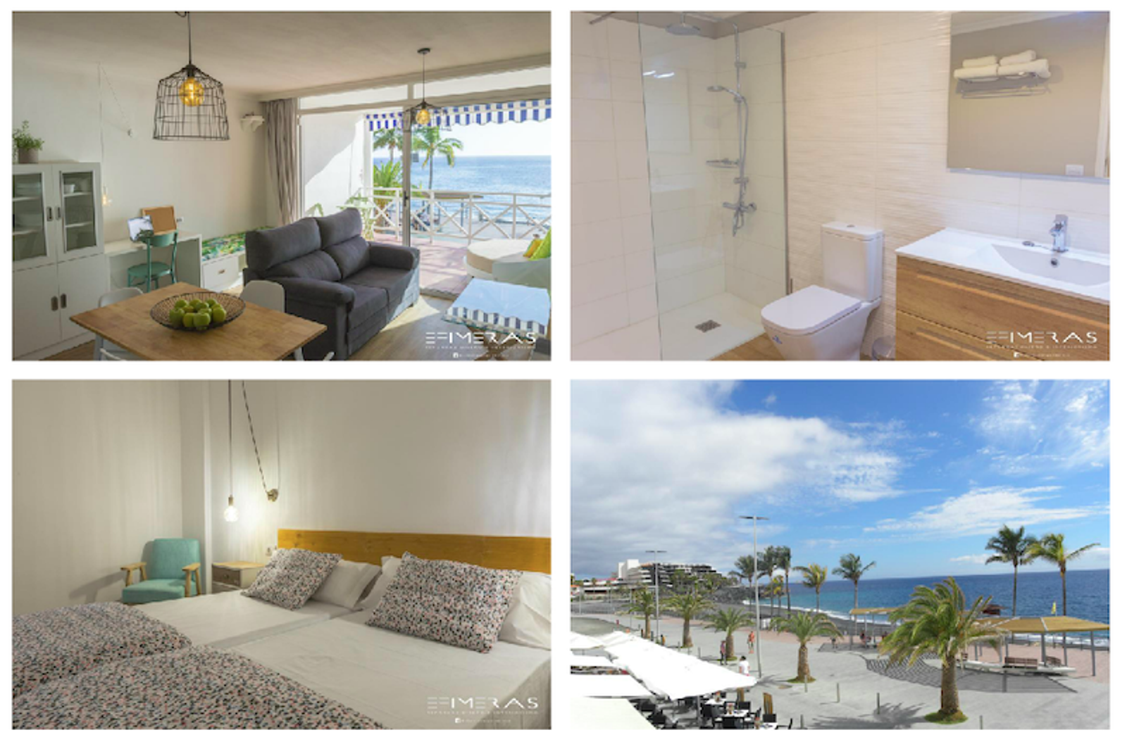 Apartamento Atlántico Playa, a un minuto de la playa de Puerto Naos, La Palma