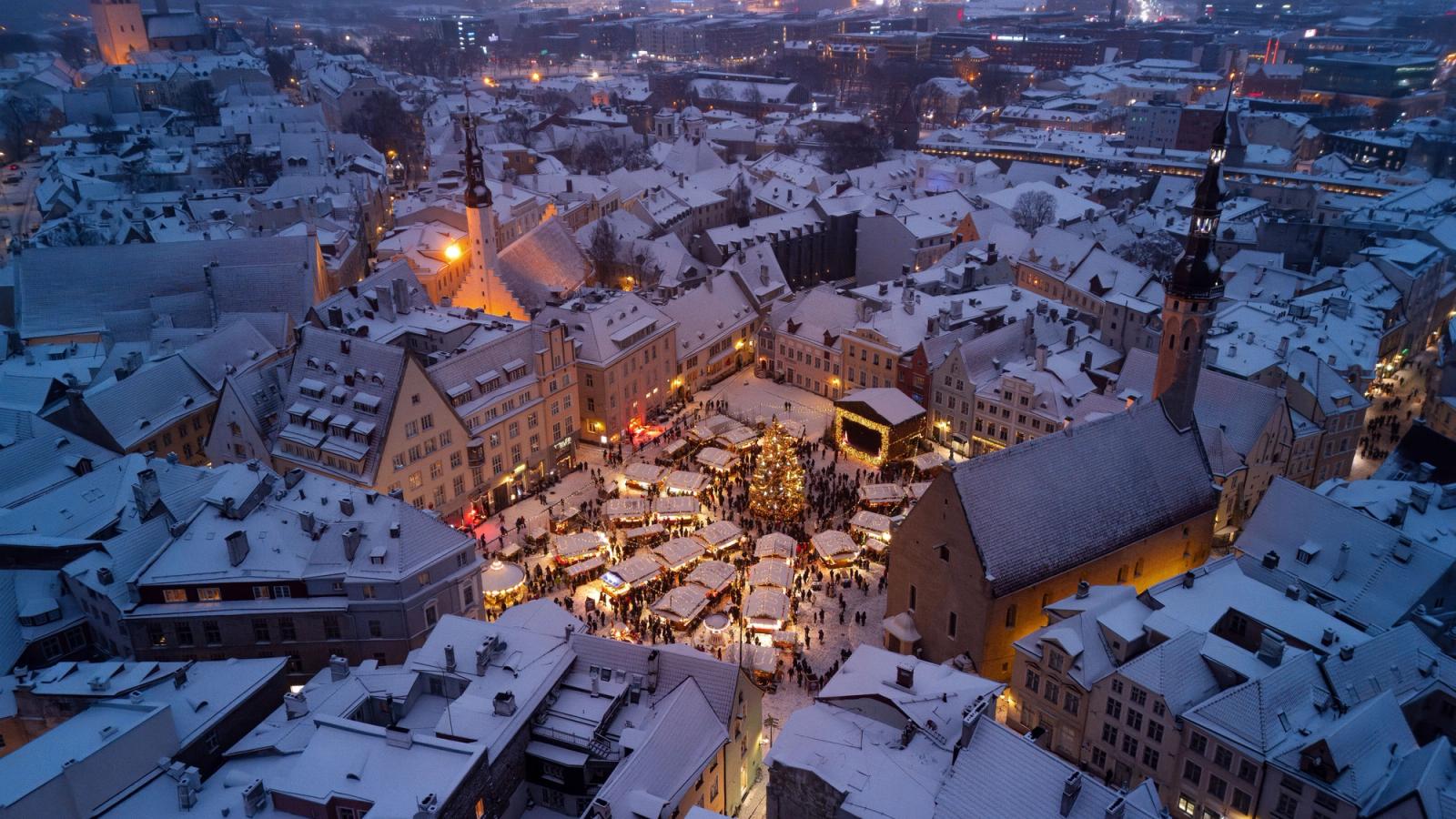 Christmas market in Tallinn