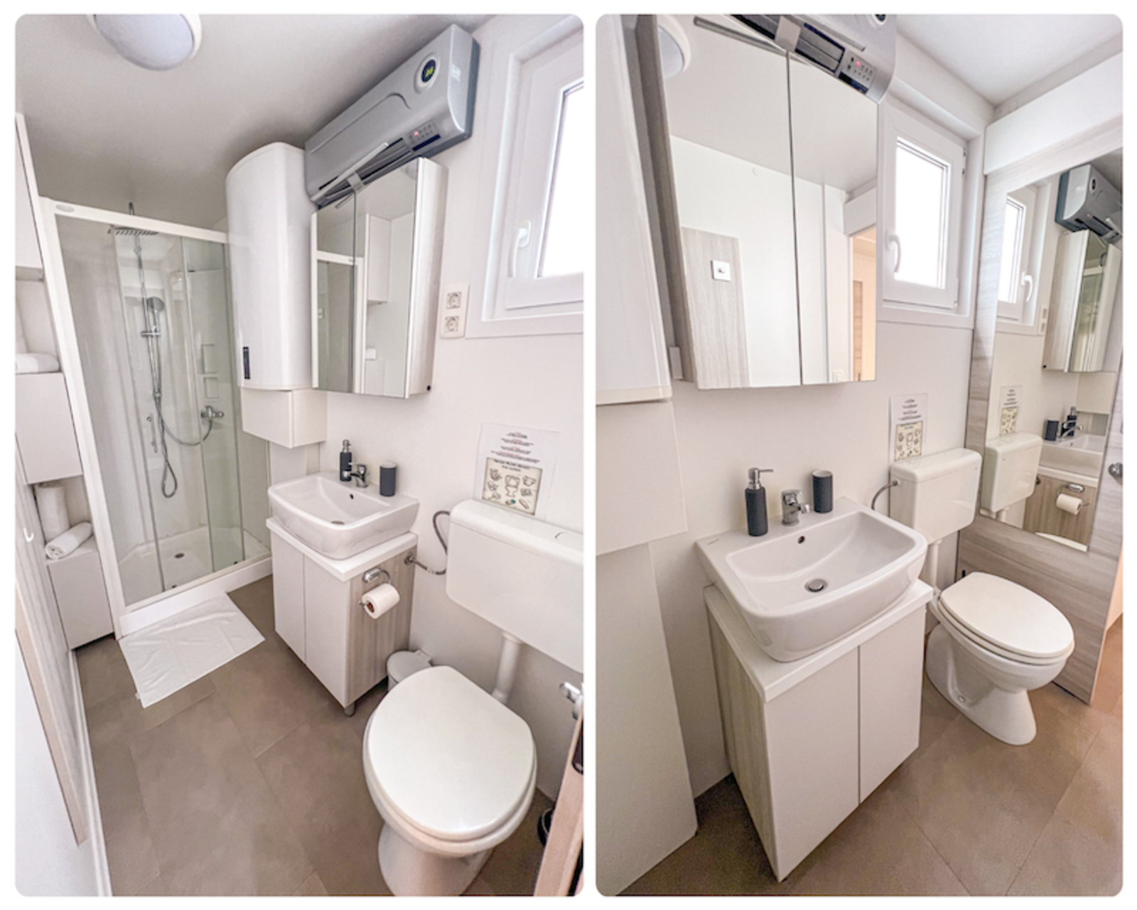 Baño en la casa Flotante Marina Lux en Portoroz, Eslovenia
