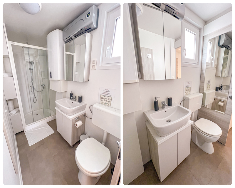Baño en la casa Flotante Marina Lux en Portoroz, Eslovenia