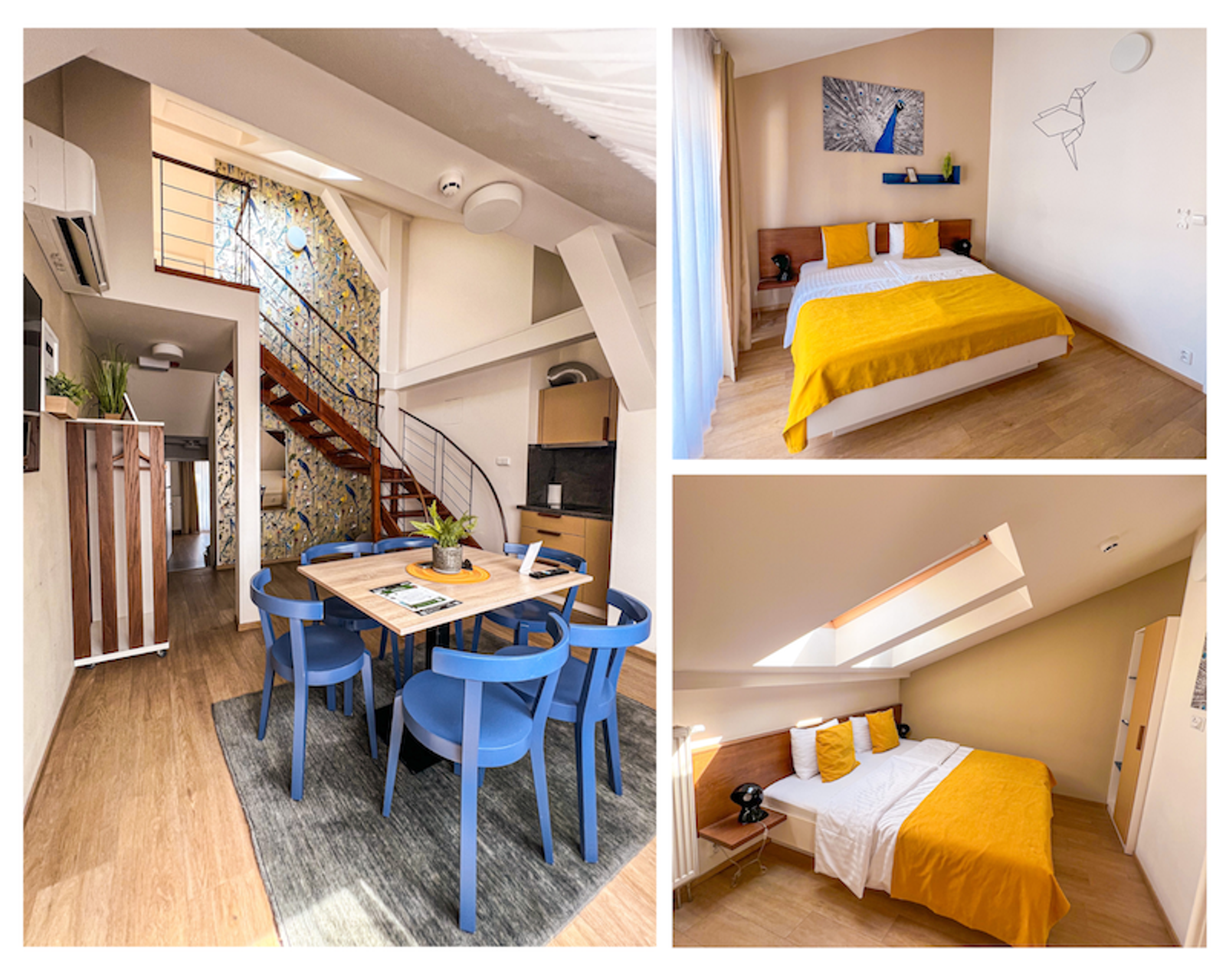 Salón comedor en Apartamentos City Nest en Praga