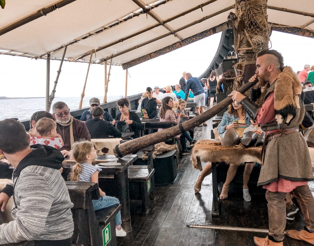 Excursión en barco vikingo para ver cetáceos