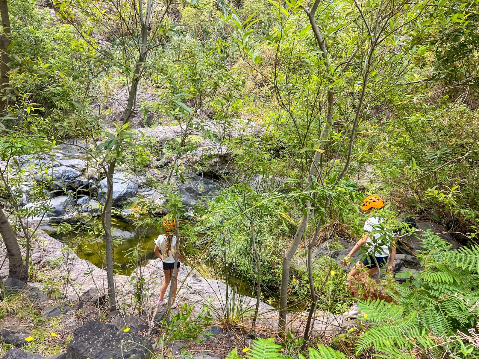 Barranco del Infierno con niños 