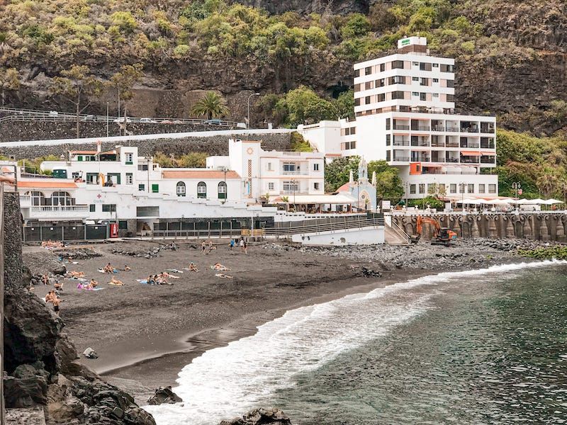 Playa de San Marcos en Icod de Los Vinos, Tenerife