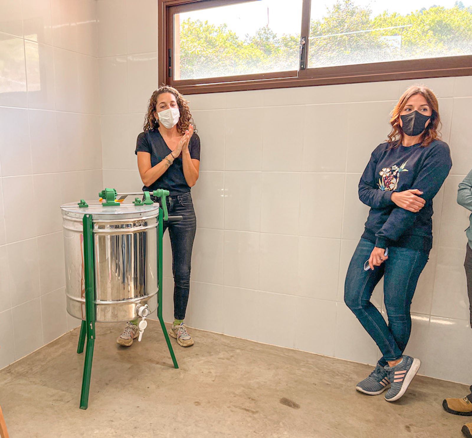 sala extracción de miel,