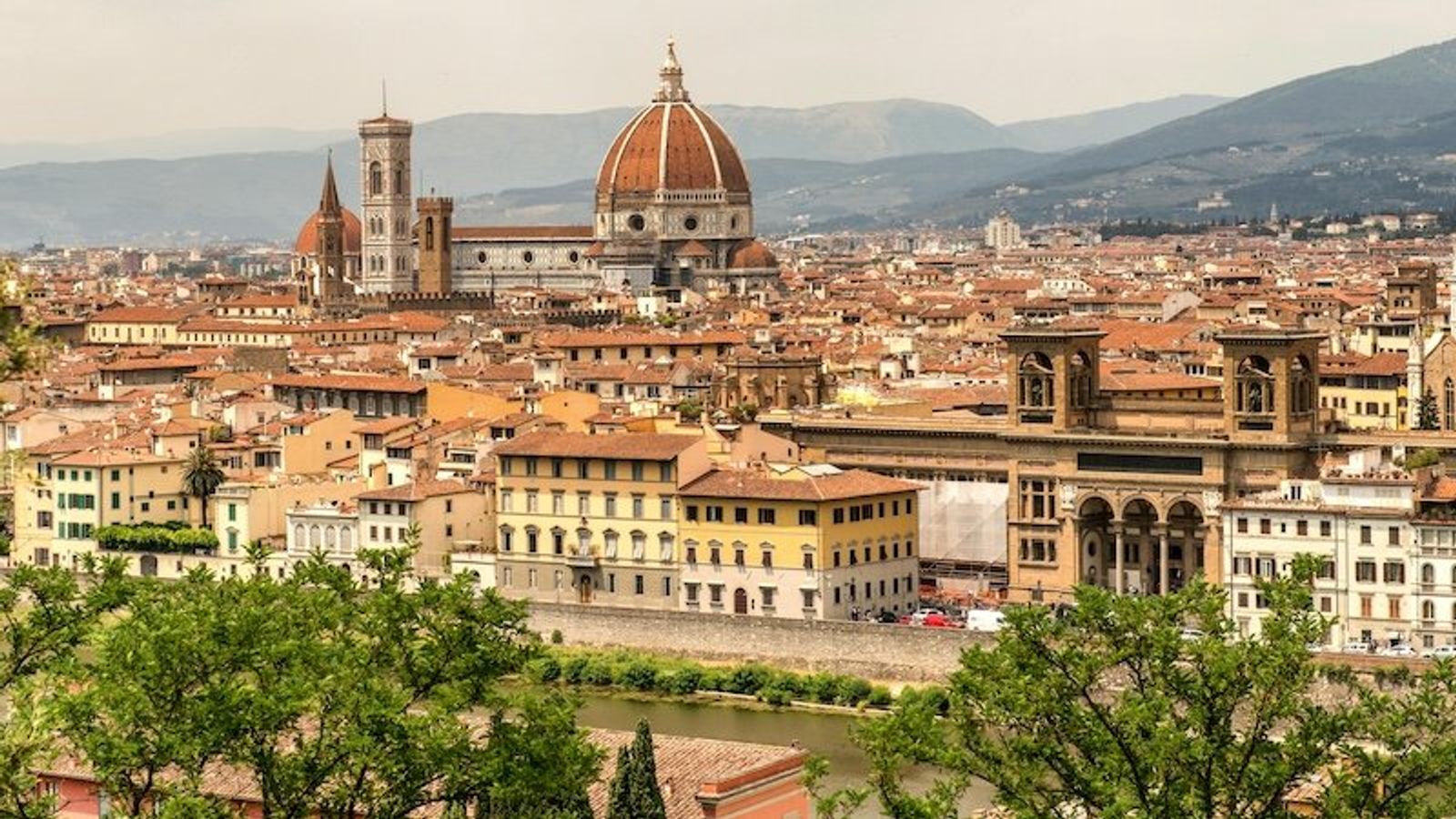 Vistas de Florencia, Italia 