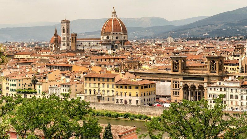 Vistas de Florencia, Italia